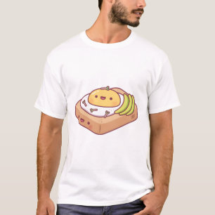 Camiseta Tostada De Huevo Y Aguacate Lindo