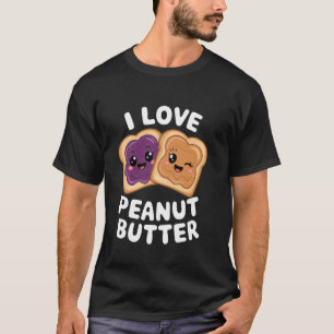 Camiseta Tostada de mantequilla de maní y jalea de dibujos