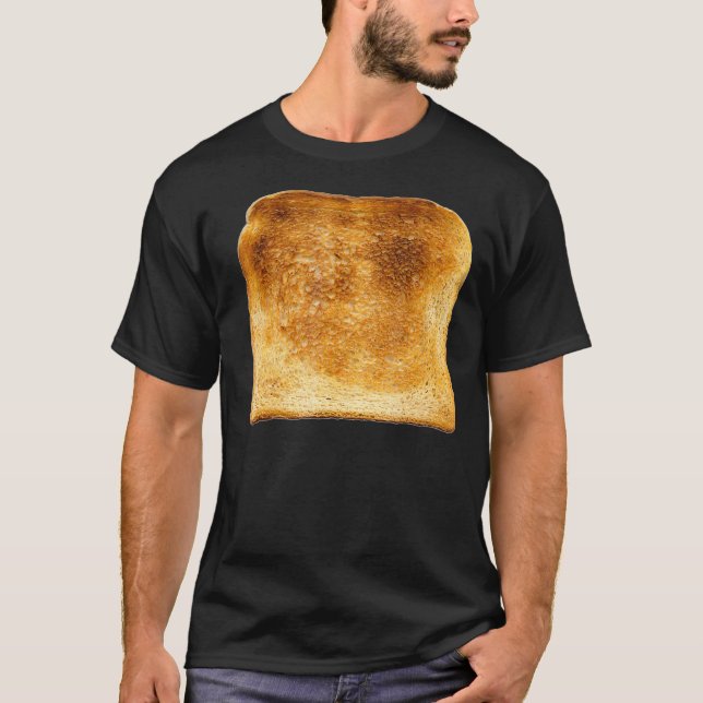 Camiseta Tostada de pan Costumbre Funny Gluten (Anverso)