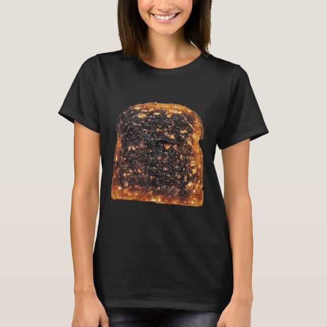 Camiseta Tostada de pan quemada con traje de Halloween (Anverso)