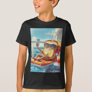 Camiseta Tostada divertida de crucero