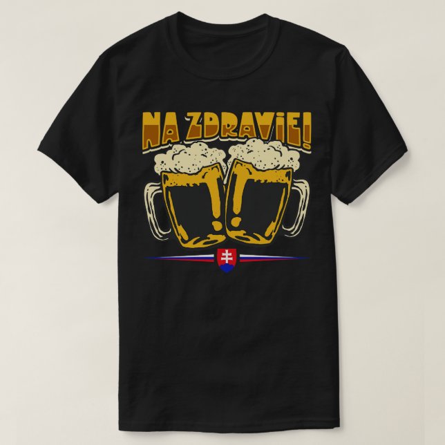 Camiseta Tostada eslovaca de Na Zdravi (Diseño del anverso)