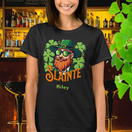 Camiseta Tostada Irlandesa Slainte St Patrick's Day persona