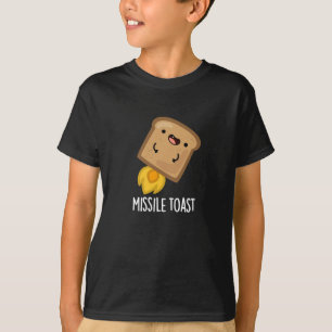 Camiseta Tostada Misil Funny Mistletoe Puns Oscuro BG