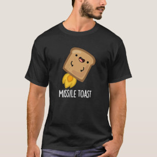 Camiseta Tostada Misil Funny Mistletoe Puns Oscuro BG