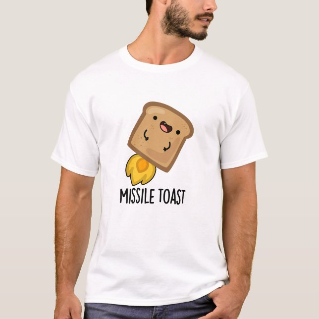 Camiseta Tostada Misil Graciosa Mistletoe Puns (Anverso)
