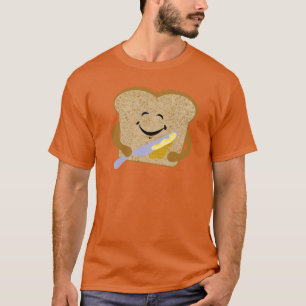 Camiseta Tostada y mantequilla