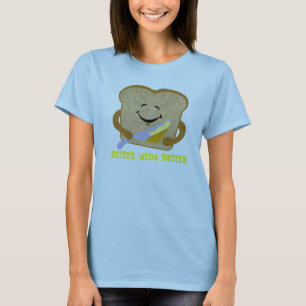 Camiseta Tostada y mantequilla