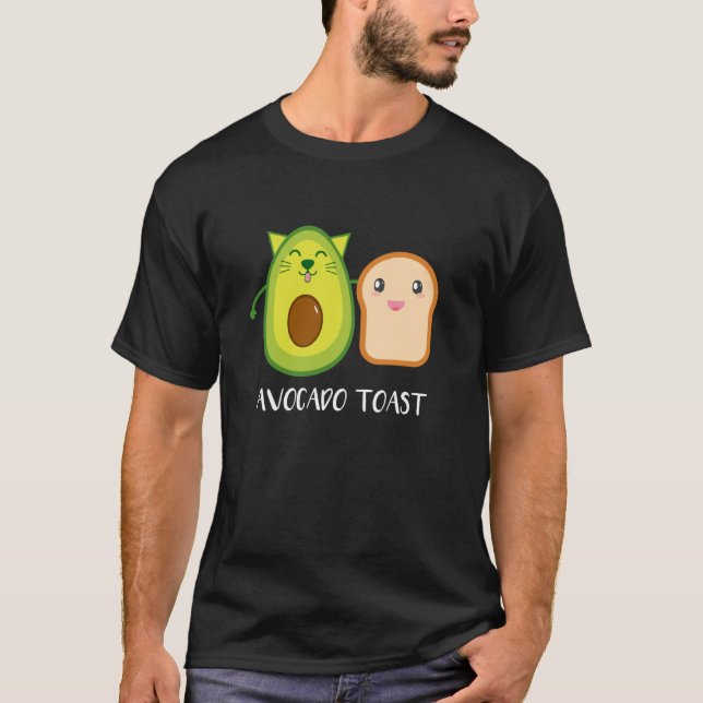 Camiseta Tostadas De Aguacate Hábitos De Comer Saludables V (Anverso)