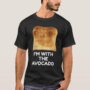 Camiseta Tostadas Estoy con las parejas de aguacate Costu H