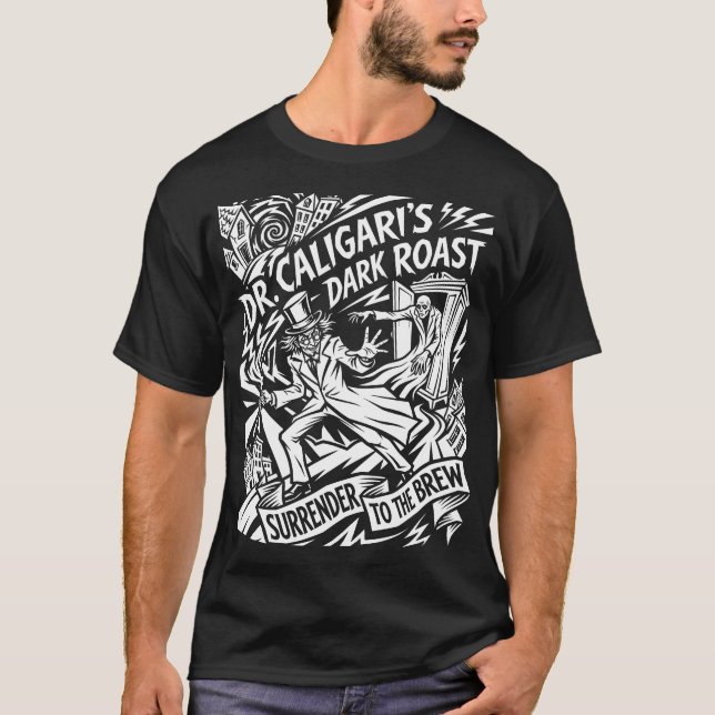 Camiseta Tostado oscuro de Dr. Caligari (Anverso)