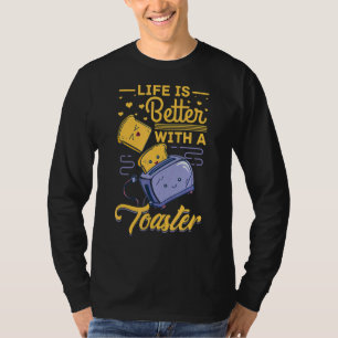 Camiseta Tostadora Horno Tostada Pan Tostada Tosta Maker Pu