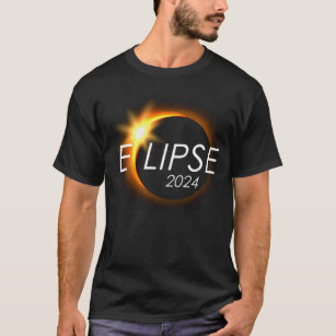 Camiseta Total América 04 08 24 Eclipse solar total 2024