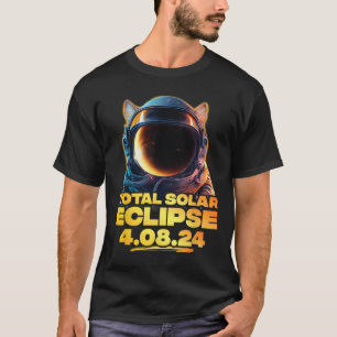 Camiseta Total América 4.08.24 Eclipse solar total gato 2