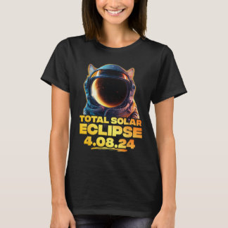 Camiseta Total América 4.08.24 Eclipse solar total gato 2