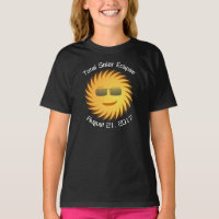 Camiseta total de eclipse solar