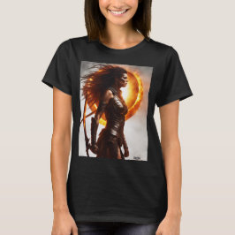 Camiseta Total de eclipse solar Guerrero agregar texto o no