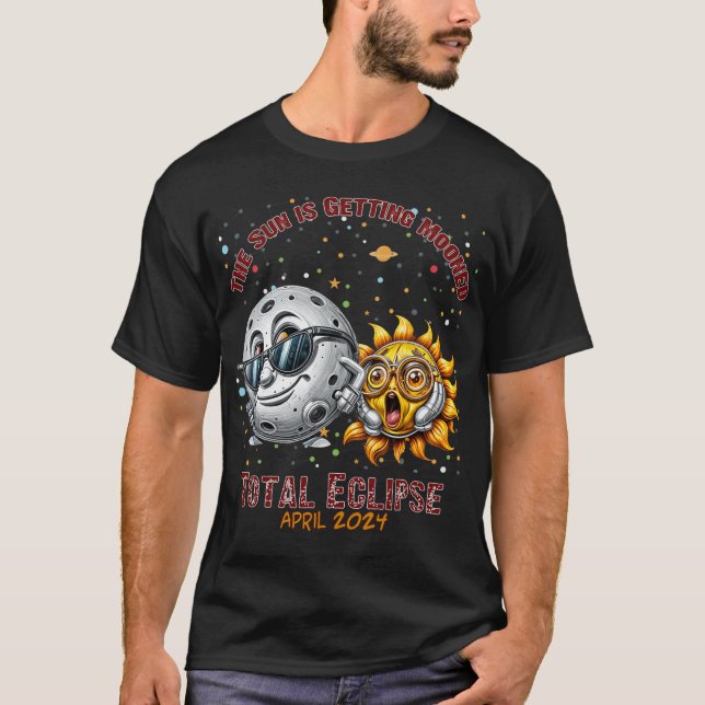 Camiseta Total De La Causa De Eclipse Solar De Abril De 202 (Anverso)