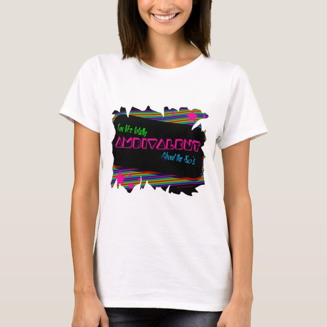 Camiseta Total de ochenta, independientemente del lema de l (Anverso)