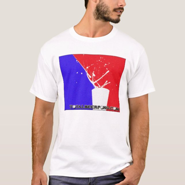 Camiseta total de Pong de la cerveza (Anverso)