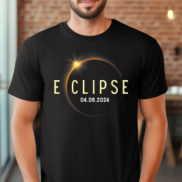 Camiseta Total Eclipse Solar 2024 Ruta De La Totalidad Abri