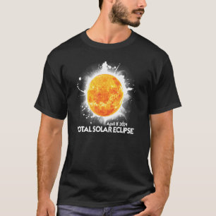 Camiseta Total Eclipse Solar 2024 Totalidad Estadounidense