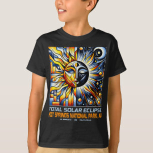Camiseta Total Eclipse Solar Hot Springs Ar Arkansas