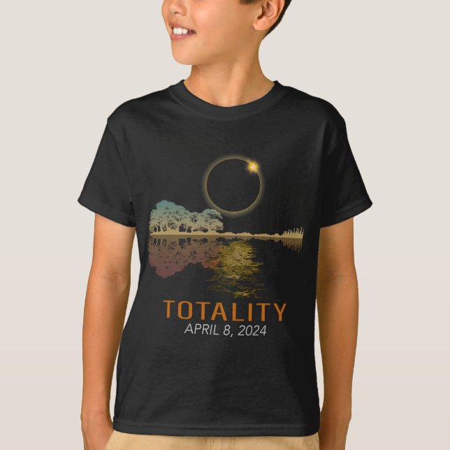 Camiseta Total Eclipse Solar Shirall Eclipse Guitarra (Anverso)
