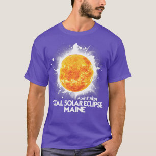 Camiseta Total MAINE 2024 Eclipse solar total