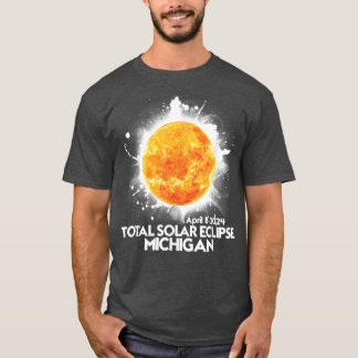 Camiseta Total Michigan 2024 Eclipse solar total América