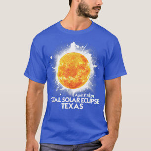 Camiseta Total TEXAS 2024 Eclipse solar total América T-