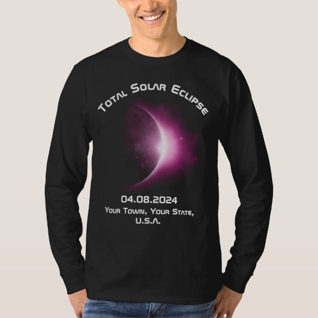 Camiseta TOTAL TOTAL DE CAMPO DE MANO largo ECLIPSE SOLAR p (Anverso)