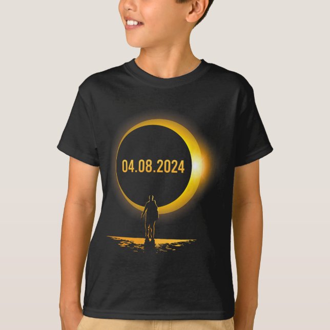 Camiseta Totalidad 04 08 24 Gracioso Eclipse Solar Total 20 (Anverso)