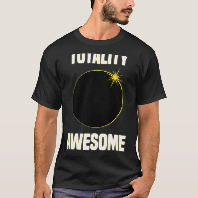 Camiseta Totalidad De Camisas Eclipse Increíble Eclipse Sol (Anverso)