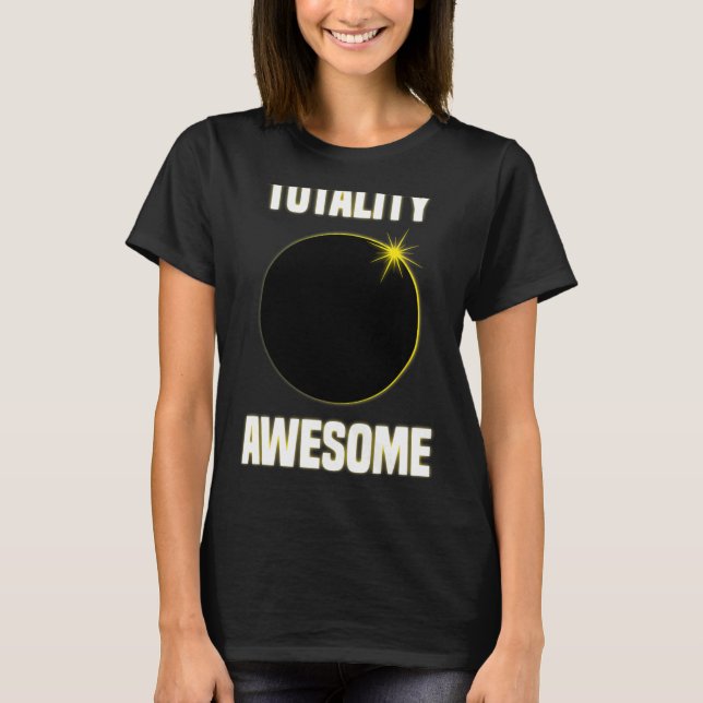 Camiseta Totalidad De Camisas Eclipse Increíble Eclipse Sol (Anverso)