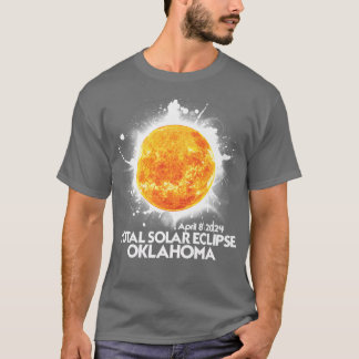 Camiseta Totalidad de Oklahoma 2024 Eclips Solares Totales