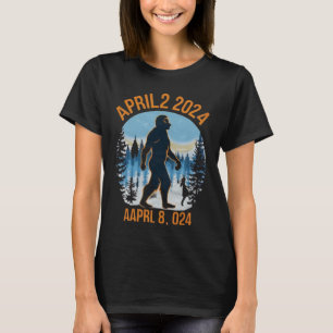 Camiseta Totalidad De Pie Grande Abril 8 2024 Eclipse Solar