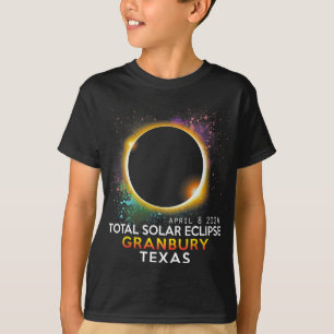 Camiseta Totalidad de Texas Eclipse solar total Abril 8 202
