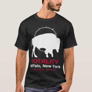 Camiseta Totalidad del eclipse solar de Nueva York 8 de abr