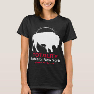 Camiseta Totalidad del eclipse solar de Nueva York 8 de abr
