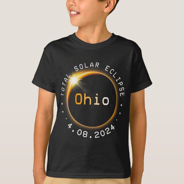 Camiseta Totalidad Eclipse solar 2024 4.08.24 Accesorios (Anverso)