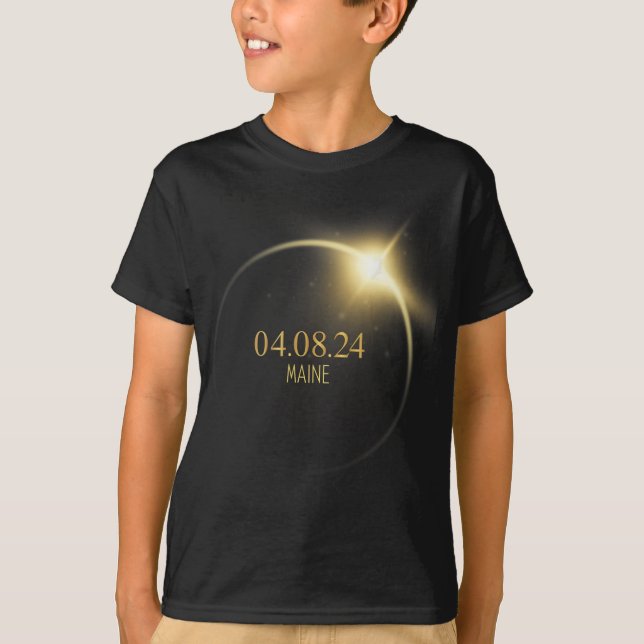 Camiseta Totalidad Eclipse solar 2024 4.08.24 Accesorios (Anverso)