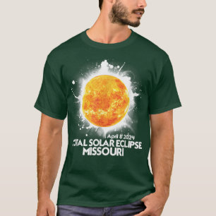 Camiseta Totalidad Misuri 2024 Eclipse solar total América