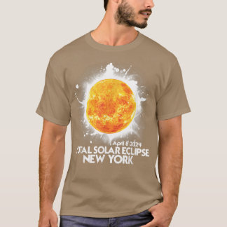 Camiseta Totalidad Nueva York 2024 Eclipse solar total Amér