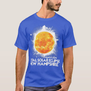 Camiseta Totalidad Nuevo Hampshire 2024 Eclipse Solar Total