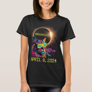 Camiseta Totalidad Total Eclipse Solar Cat Abril 8 2024 Ark