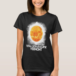 Camiseta Totalidad VERMONT 2024 Eclipse solar total estadou