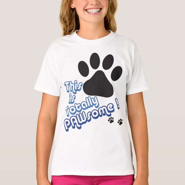 Camiseta Totally PAWsome! (Anverso)