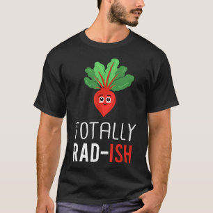 Camiseta Totally Radish Divertido Vegetariano Verdura Raban