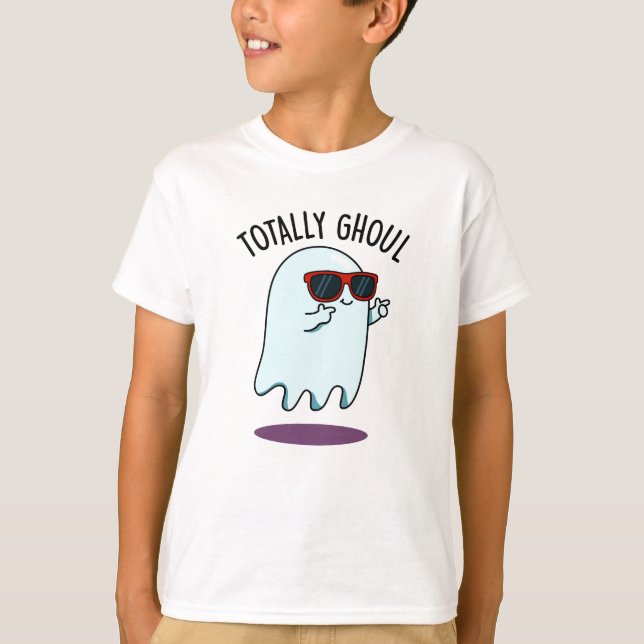 Camiseta Totalmente divertido Guay Halloween Ghost Pun (Anverso)